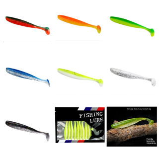 Силиконовая приманка Fishing Lure 10 шт — 7см, 9см, 12см